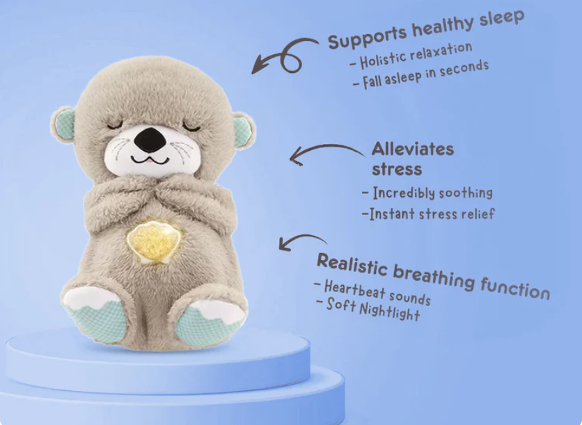 Breathing CalmBuddy Soothing Otter Plush Doll